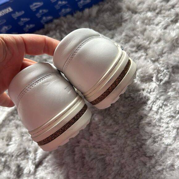 Birkenstock Oswego Slip-on White Leather Shoe Size EU 39 Regular Fit - Picture 10 of 12